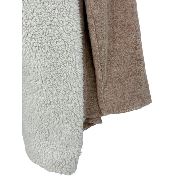 Jaclyn Intimates Shearling Trim Open Front Cozy Cardigan • Loungewear Soft Girl - Picture 3 of 16